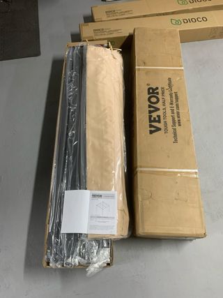 Pergolato in alluminio con tenda scorrevole 3x3m