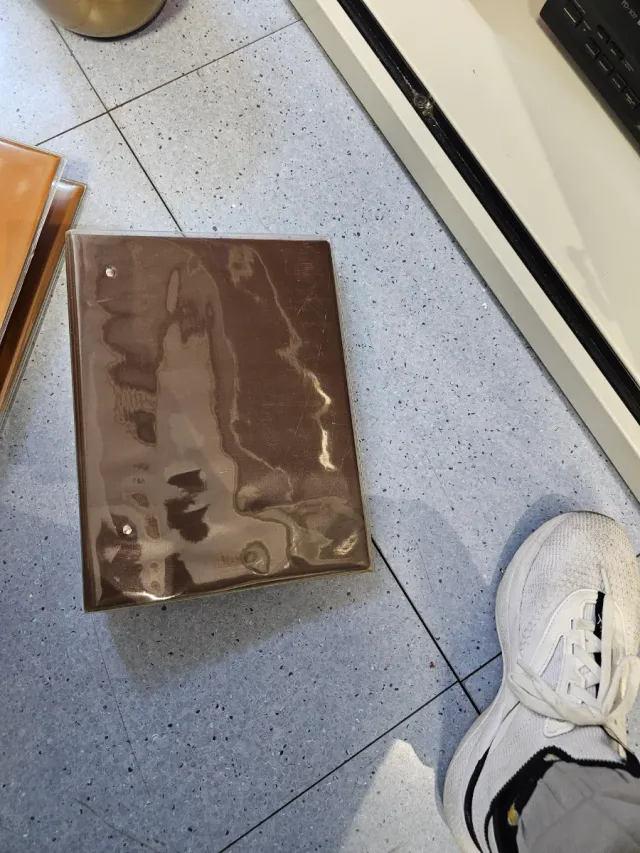 Archivadores 3 anillas marrones