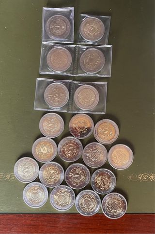 Serie 2 Euro Commemorativi 2012 Decennale Euro