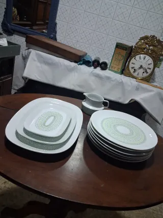 Juego vajilla vintage porcelana