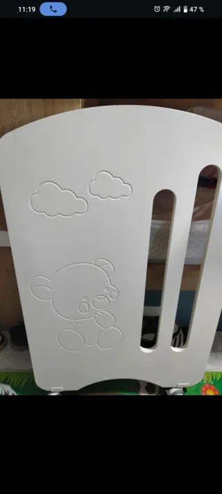 Cuna bebé blanca *No incluye ropa de cama