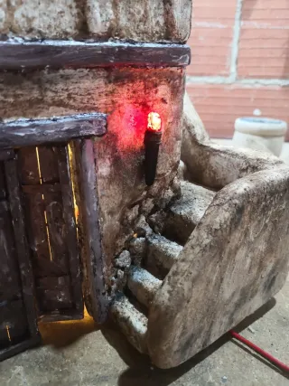 Antorchas de pared con LED efecto llama