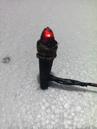 Antorchas de pared con LED efecto llama