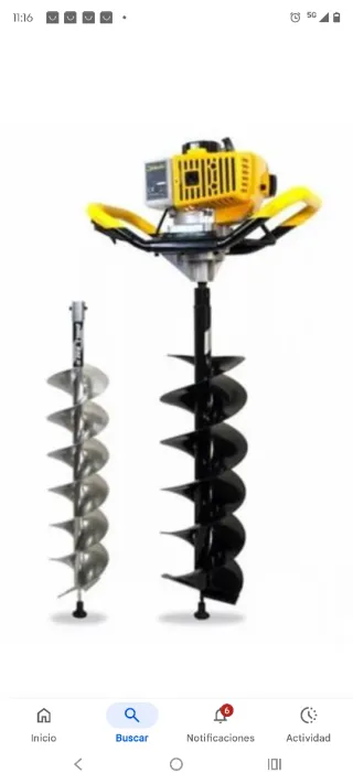 Ahoyadora de Tierra. Alquiler