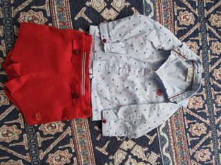Conjunto Camisa y Pantalón Corto Niño