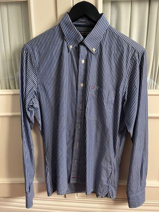 Camisa Rayas Azul Tommy Hilfiger