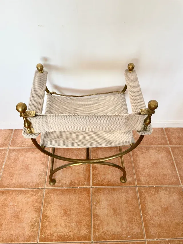 Poltrona Vintage Neoclassica Hollywood Regency