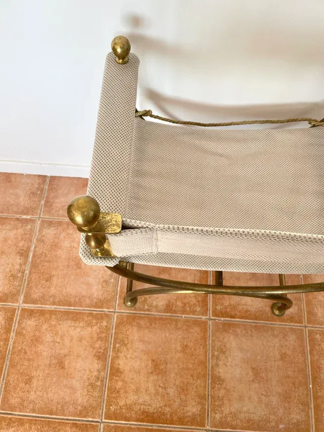 Poltrona Vintage Neoclassica Hollywood Regency