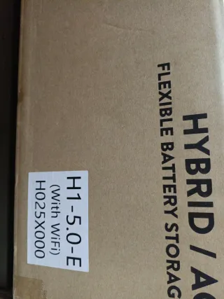 Inversor fox 5kw hibrido y batería