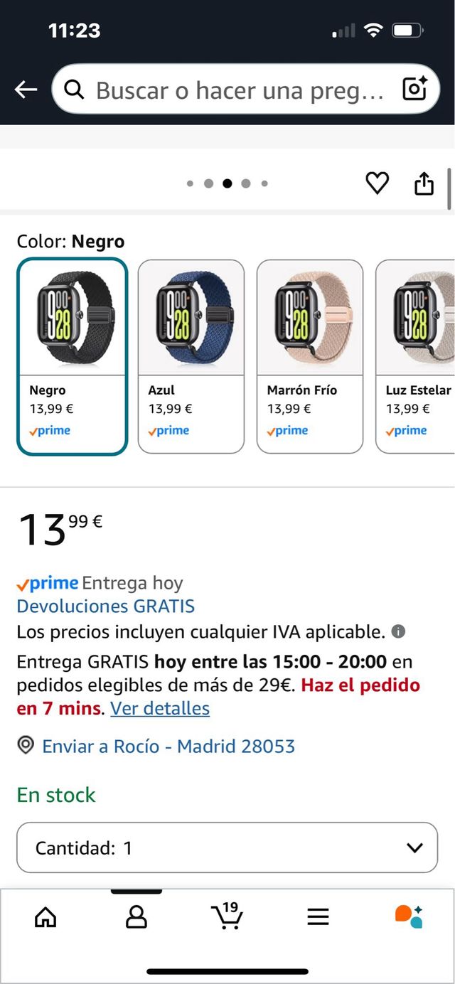 Correa Xiaomi Redmi Watch 5/4 Nylon Elástica