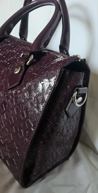 Borsa Bauletto Armani Jeans PVC Verniciata RARA!