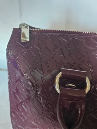 Borsa Bauletto Armani Jeans PVC Verniciata RARA!