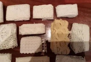 Lote Encajes Antiguos Franceses