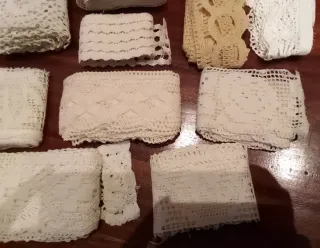 Lote Encajes Antiguos Franceses