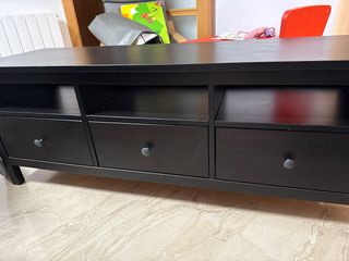 Mueble TV Ikea Hemnes Negro