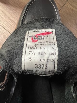 Botas Red Wing 3373 Moc Toe Negras