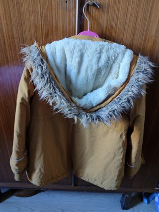 Chaqueta reversible azul y roja