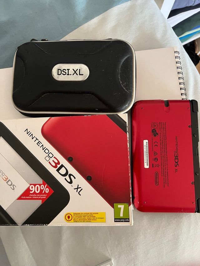 Nintendo 3DS XL Roja y Negra