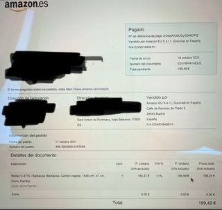 Barbacoa Weber Original Kettle 47cm Nero