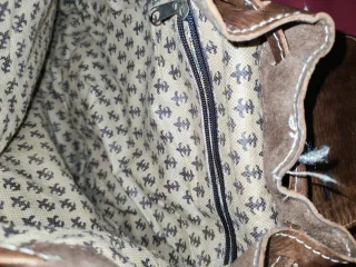 Mochila de cuero estilo vintage