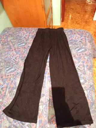 Pantalones campana negros