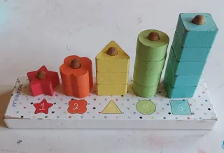 Juego de madera aprendizaje Montessori