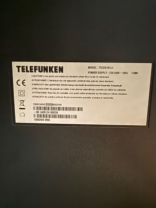 TV Telefunken 32 + TDT