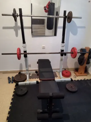 Equipo de gimnasio completo