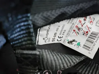 Casco de hípica negro talla 55 cm