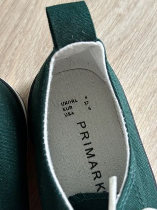Zapatillas deportivas verdes Primark T37