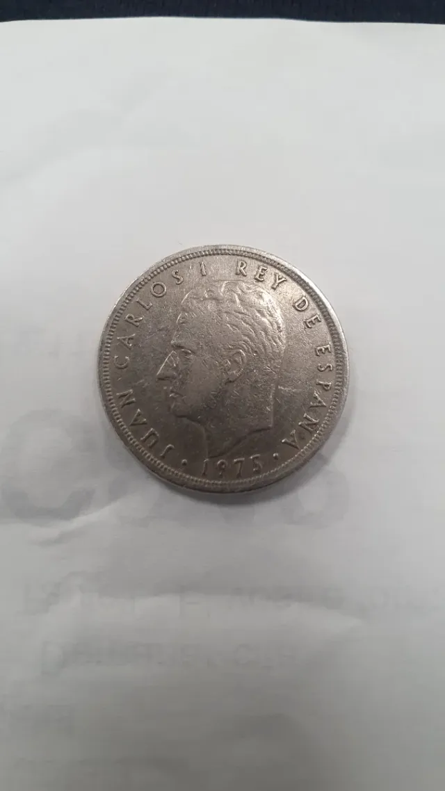 Moneda 5 Pesetas Juan Carlos I Rey 1975