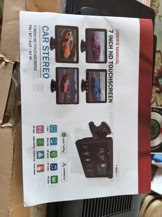 Pantalla para coche con cámara