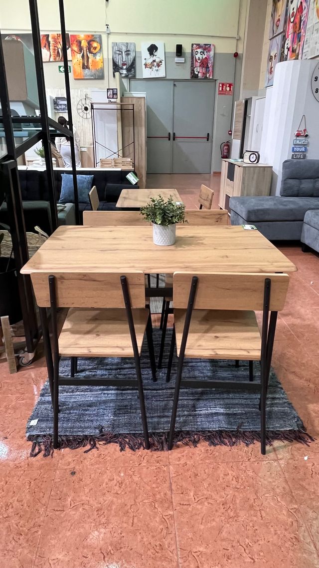 Tavolo da cucina/bar in legno e metallo