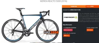 Bicicleta Mérida REACTO 5000