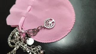 Brazalete Acero Árbol de Vida y bolsa