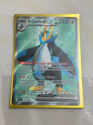 Carta empoleon ex 114 Pokémon fuegos fantasmales