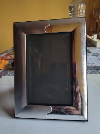 Marco de fotos plateado