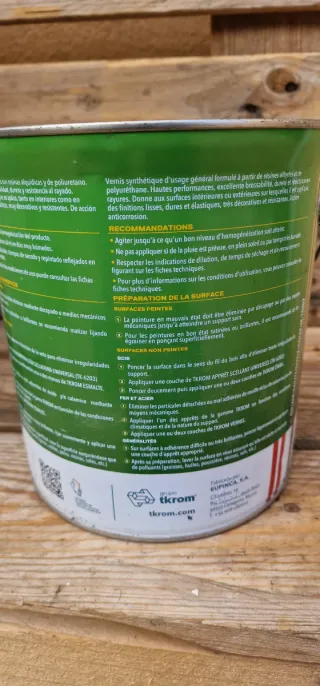 Tkrom Esmalte Sintético Poliuretano Blanco