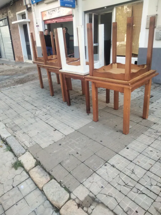 Mesas de madera para salón o comedor