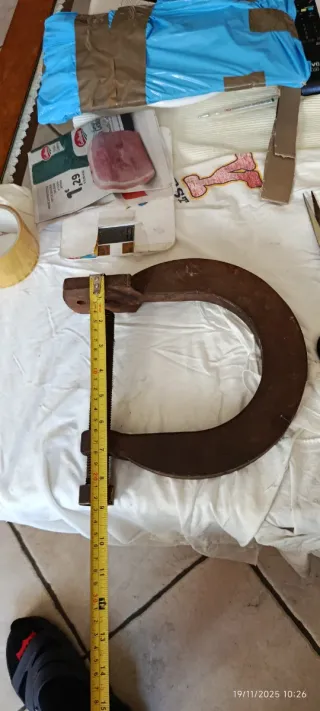 Morsetto a U artigianale vintage