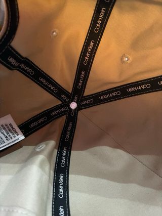 Cappellino Calvin Klein Beige/Nero