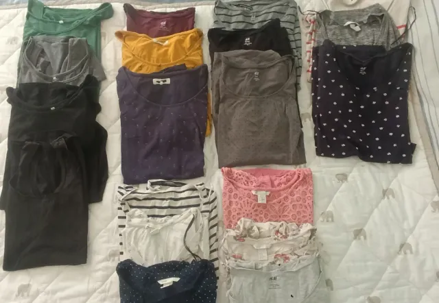 Lote Ropa Maternidad H&M Talla M, L y XL