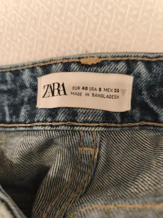 Pantalones vaqueros Zara mujer Talla 40