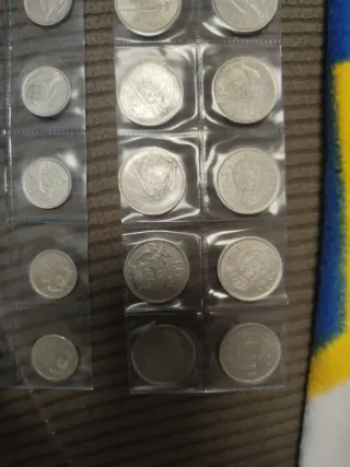 Lote de monedas de pesetas