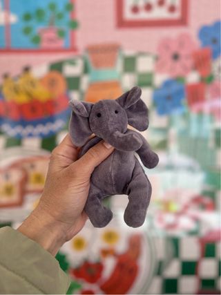 Tiny Squidgikins Elephant Jellycat ORIGINAL