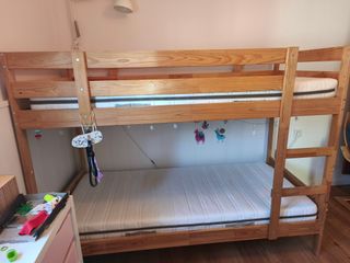 Litera 90x200 + 2 colchones