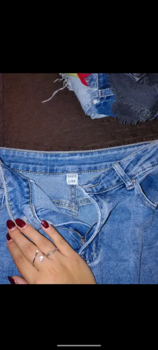 Shorts cargo jeans donna