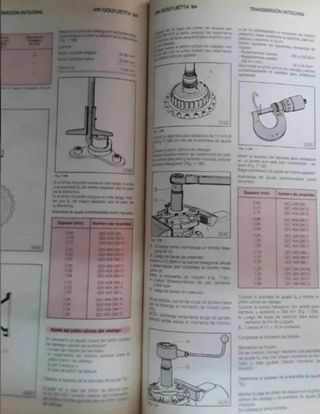 VW GOLF MK2 1.8 GT GTI G60 RALLYE MANUAL D TALLER