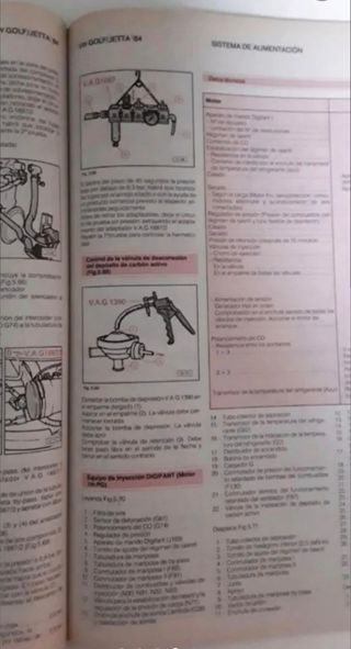 VW GOLF MK2 1.8 GT GTI G60 RALLYE MANUAL D TALLER