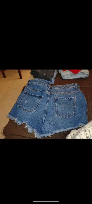 Shorts jeans donna strappati